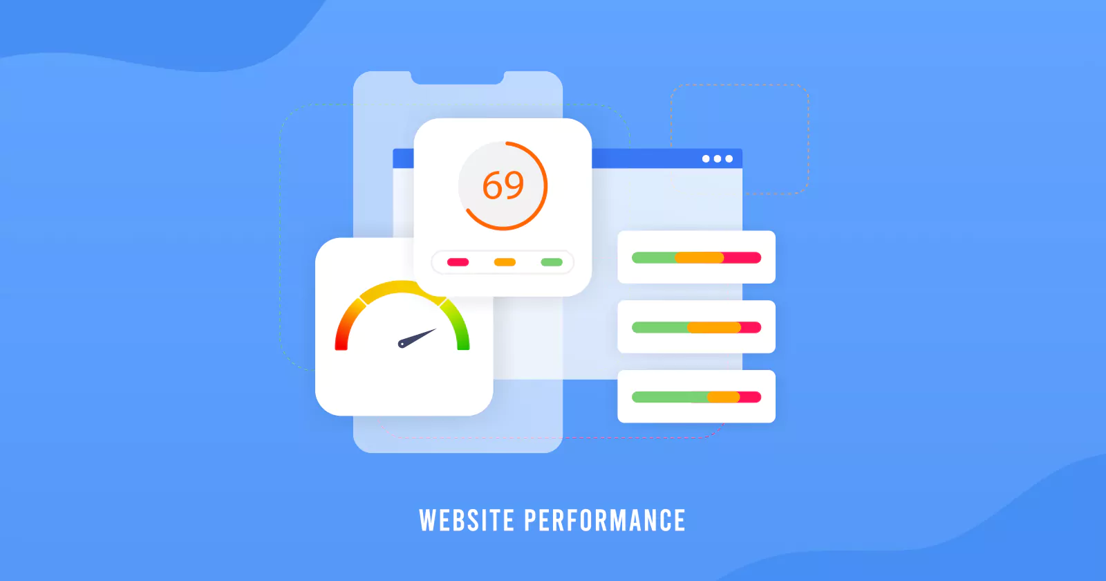 WooCommerce mobile site speed optimization on a smartphone