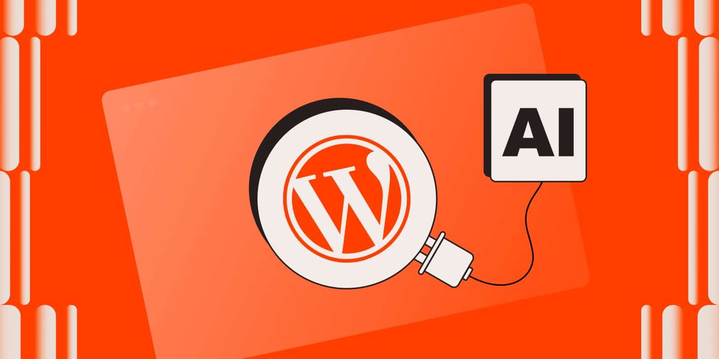A developer working on a WordPress site with AI tools on a computer screen