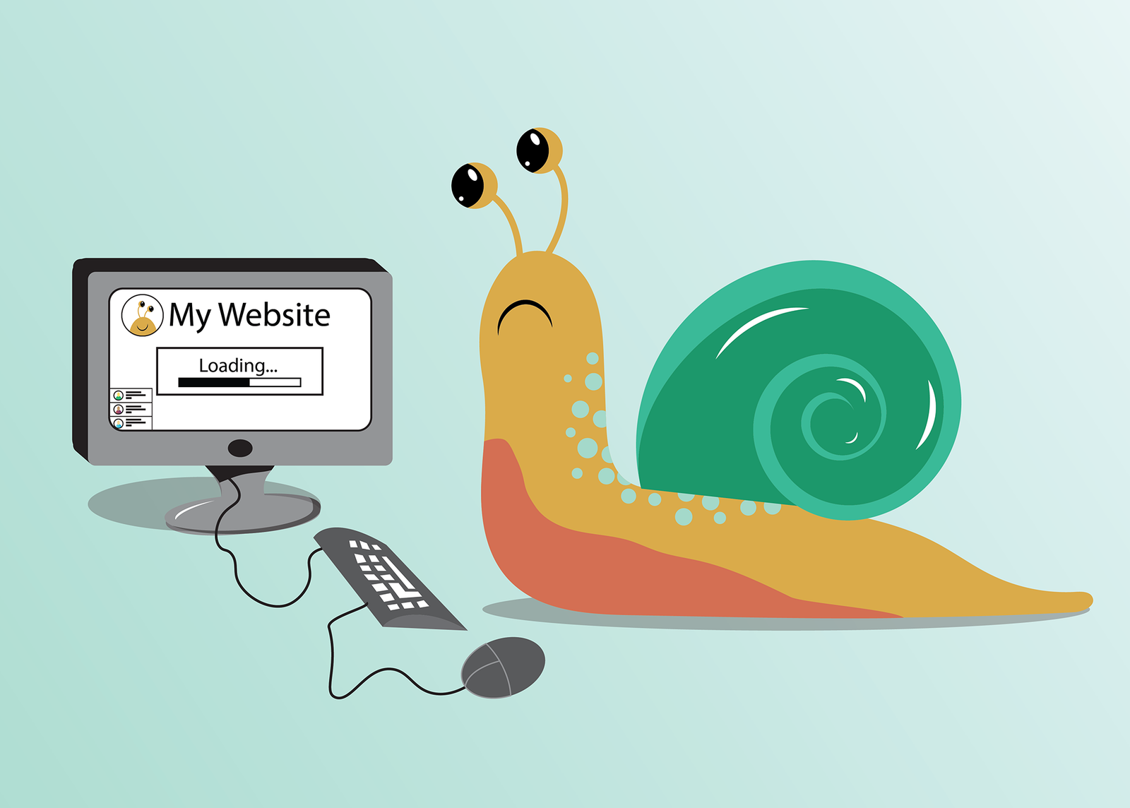 WooCommerce checkout page with slow loading indicator